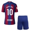 Officiële Voetbalshirt + Korte Broek FC Barcelona Ansu Fati 10 Thuis 2023-24 - Kids